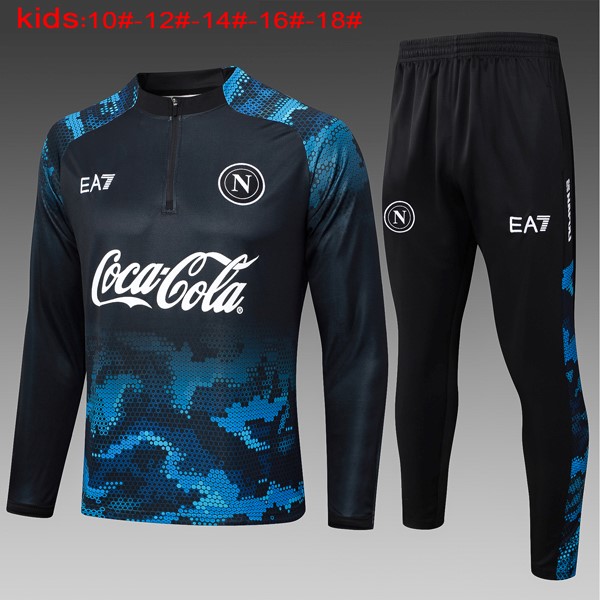 Ninos Sudadera De Training Napoli 2024/25 Azul